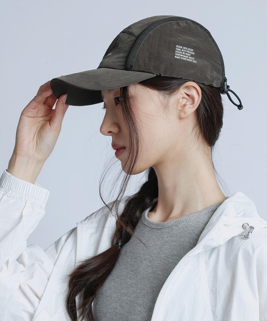 Nuateuseutyudio Wind Vent Zipper Running Ball Cap_3Colors