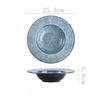 Creative Straw Hat Plate Ceramic Round Deep Plate Soup Plate Japanese Hotel Dinner Plate Dinner Plate Home Pasta Kawaii Bowl
