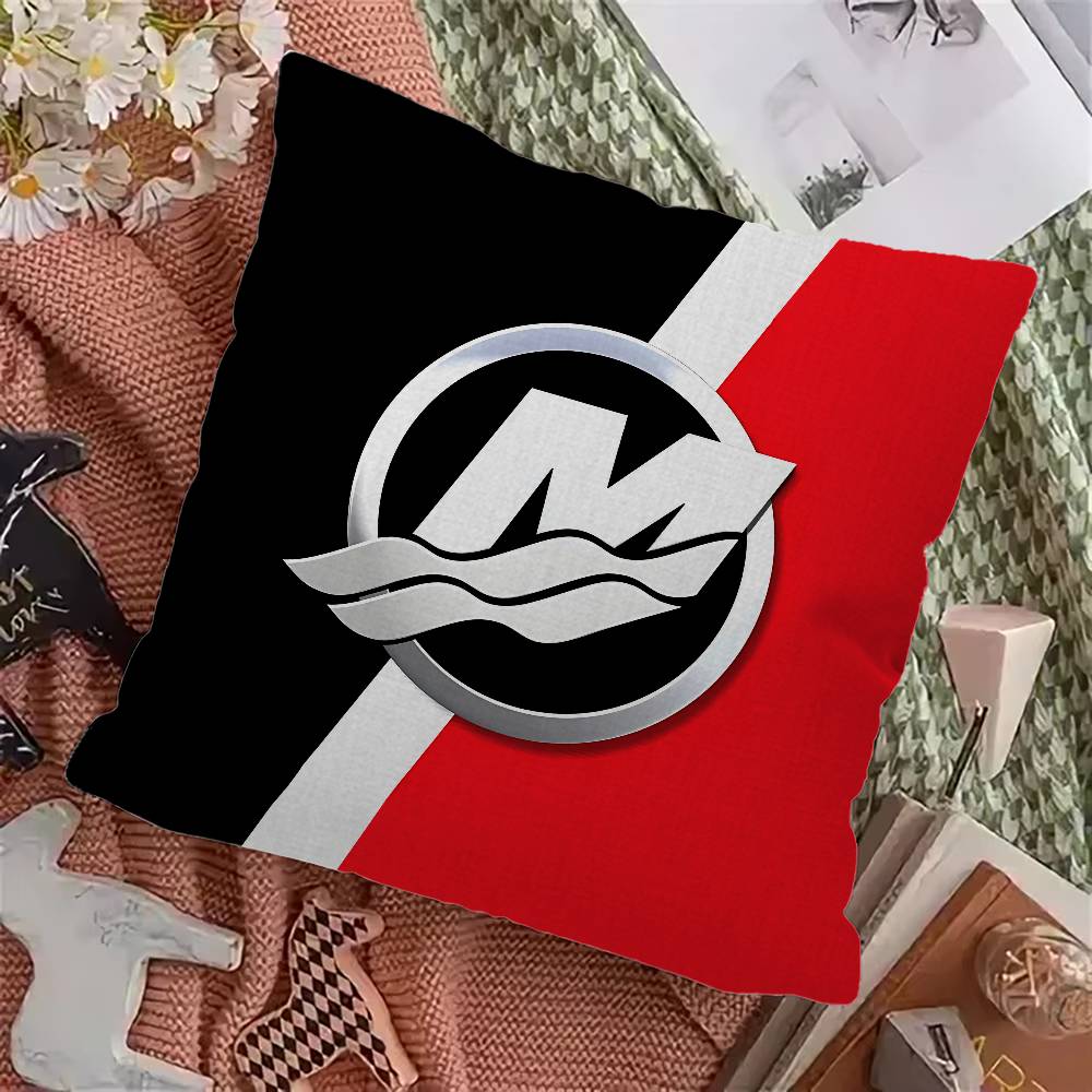 M-Mercury Racing Personalized Pillow Dust Cover Bedroom Kids Party Decoration Pillowcase Birthday Children Gift