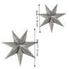 Hollow Out Christmas Hanging Decoration DIY Christmas Tree Ornament Paper Star Pendant  Christmas