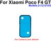 For Xiaomi Pocophone POCO F4 GT F4GT Back Battery Cover Adhesive Glue Tape with Camera Lens Sticker Repaclement Parts