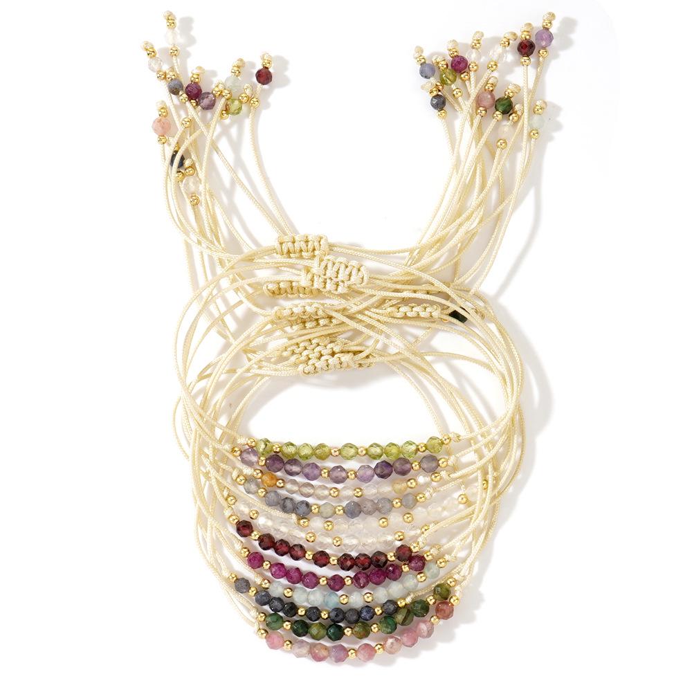 Garnet Stone Bracelet - Unique Design for Daily Wear, Trendy Birthstone Jewelry