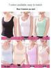 Women's Seamless Slim-Fit Modal Camisole – Plus Size Solid Color Spring/Summer Outerwear Base Layer