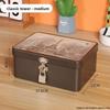 Minimalist Storage Box With Lock For Jewelry Cosmetics And Small Items