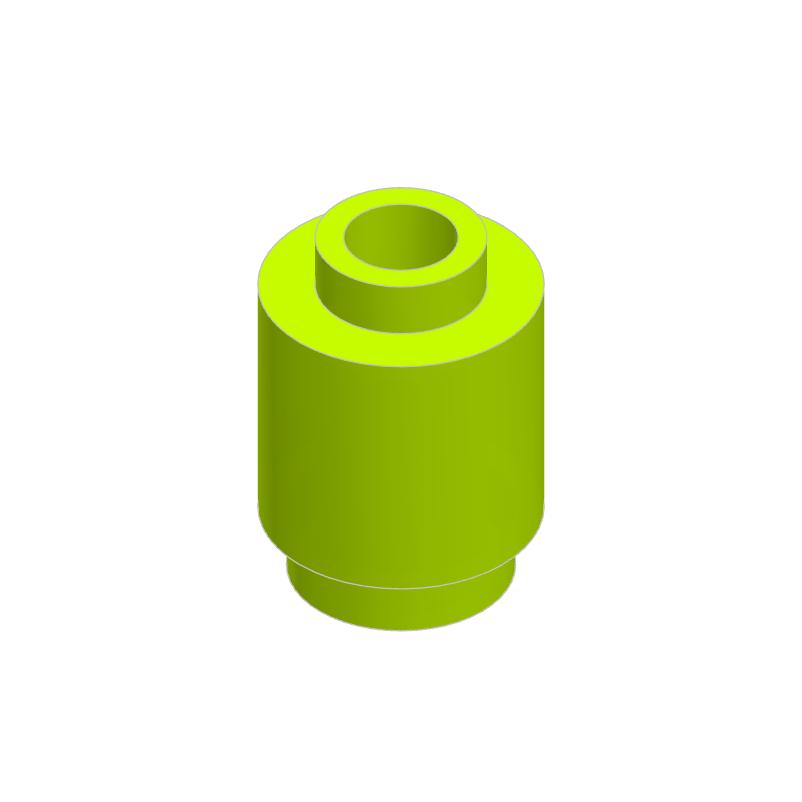 50g/178PCS 3062 1x1 Cylindrical Block Moc Color Loose Parts Compatible with Brick DIY Children's Toy Assembly Storage