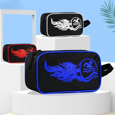 Bolsas de natação portáteis com zíper, à prova d'água, Oxford, tecido, lavagem de chamas, bolsa de armazenamento para natação, bolsas esportivas, acessórios para natação