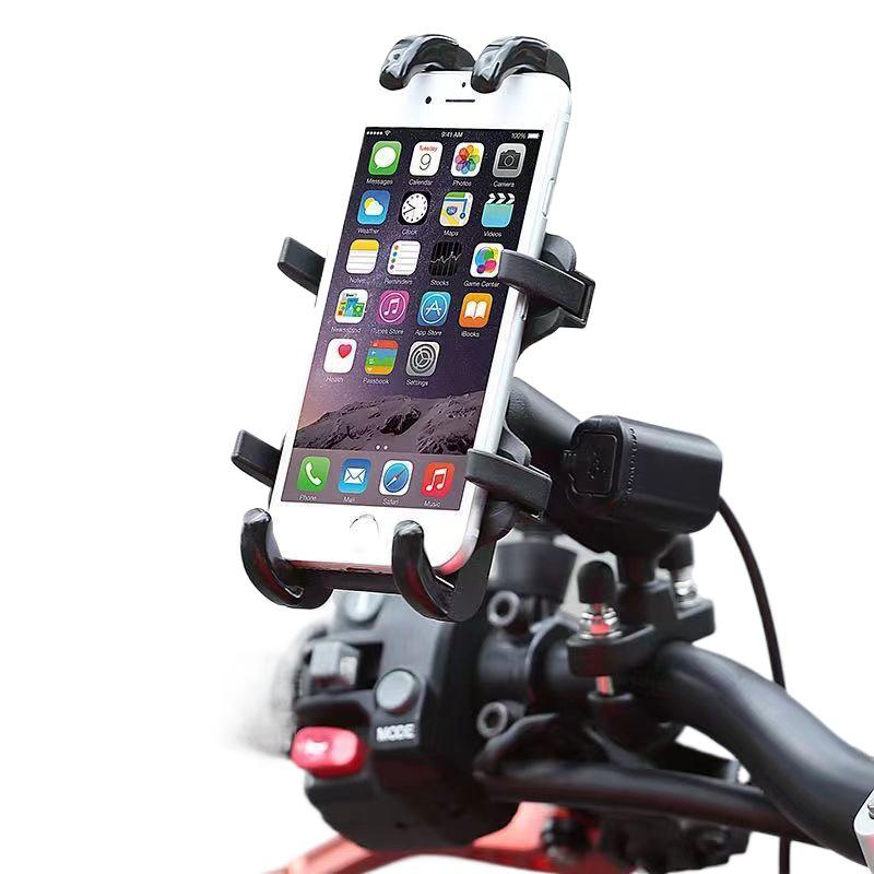 Regenfeste Anti-Shake Aluminium Handyhalterung für Motorräder & Elektrofahrzeuge