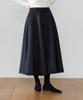 Ibokeuela Clé Wool Flared Skirt (Charcoal Gray)