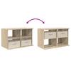 TV Stand with Drawers Sonoma Oak 79 x 40 x 48 cm