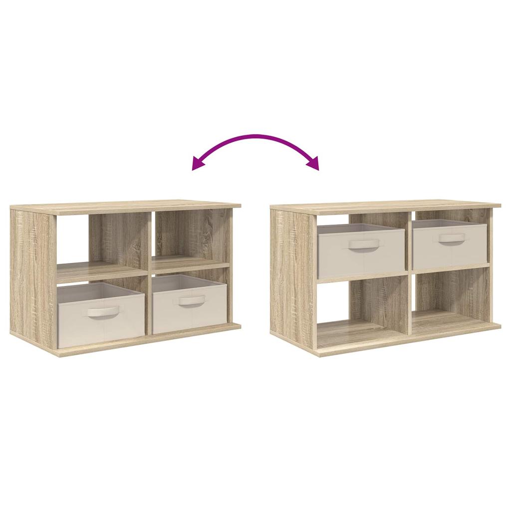 TV Stand with Drawers Sonoma Oak 79 x 40 x 48 cm