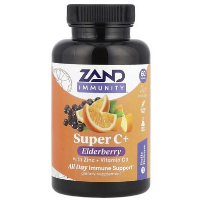 Immunity, Super C + Elderberry with Zinc/vitamin D3, 60 Tablets