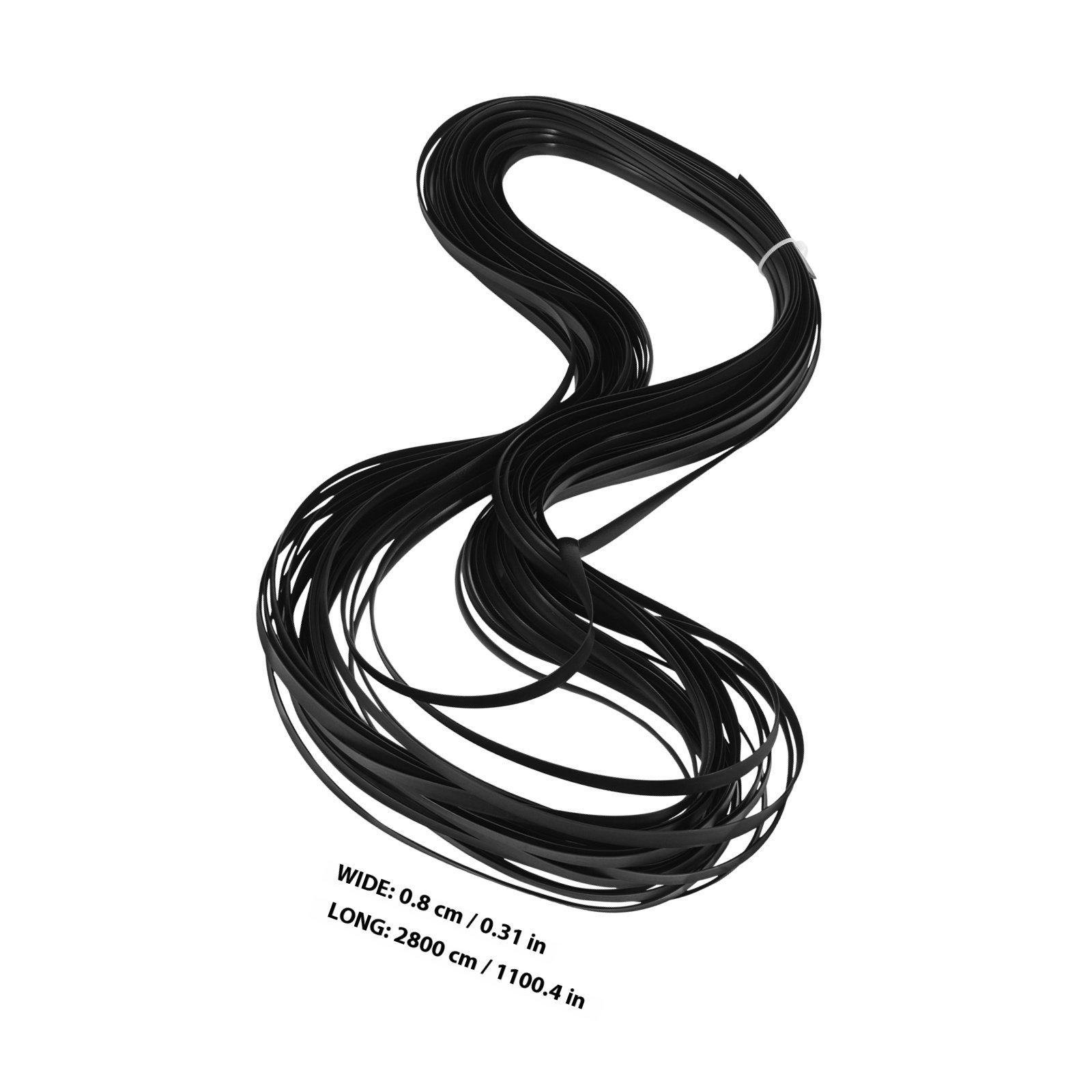 

1 Roll Pe Rattan Repair Kit 5Mm×30M Diy Furniture Basket Chair Sofa Repair Plastic Wicker Weaving Material Handicrafts Crafting чорний