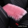 Faux Fur Car Plush Armrest Cover Auto Center Arm Rest Console Pad Wool Cushion Protector Universal Auto Car Interior Accessories