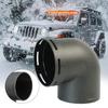 60mm/75mm L-Shaped Air Pipe For Webasto Eberspaecher Diesel Heater/Parking Heater Elbow Outlet Connector Car Accessories