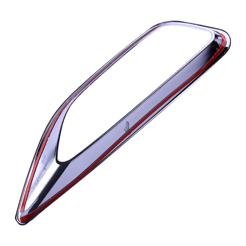 1 Pair Chrome Style ABS Car Rear Bumper Fog Light Lamp Frame Cover Trim Fit for Kia Sorento 2016 2017 2018