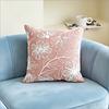 Boho Pink Daisy Floral Throw Pillow Cover Aesthetic Handmade Flower Decorative Cushion Case Forhome Decor