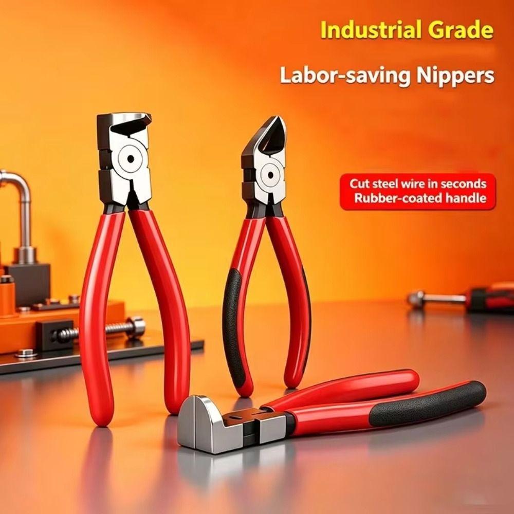 Industrial Grade Right Angle Pliers Thickened Sprue Pliers Flat Nose Pliers  Electronics Repair