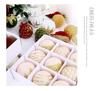 Painted Plastic Christmas Tree Ornaments Set - 8cm Balls Available in 9pcs or 12pcs
