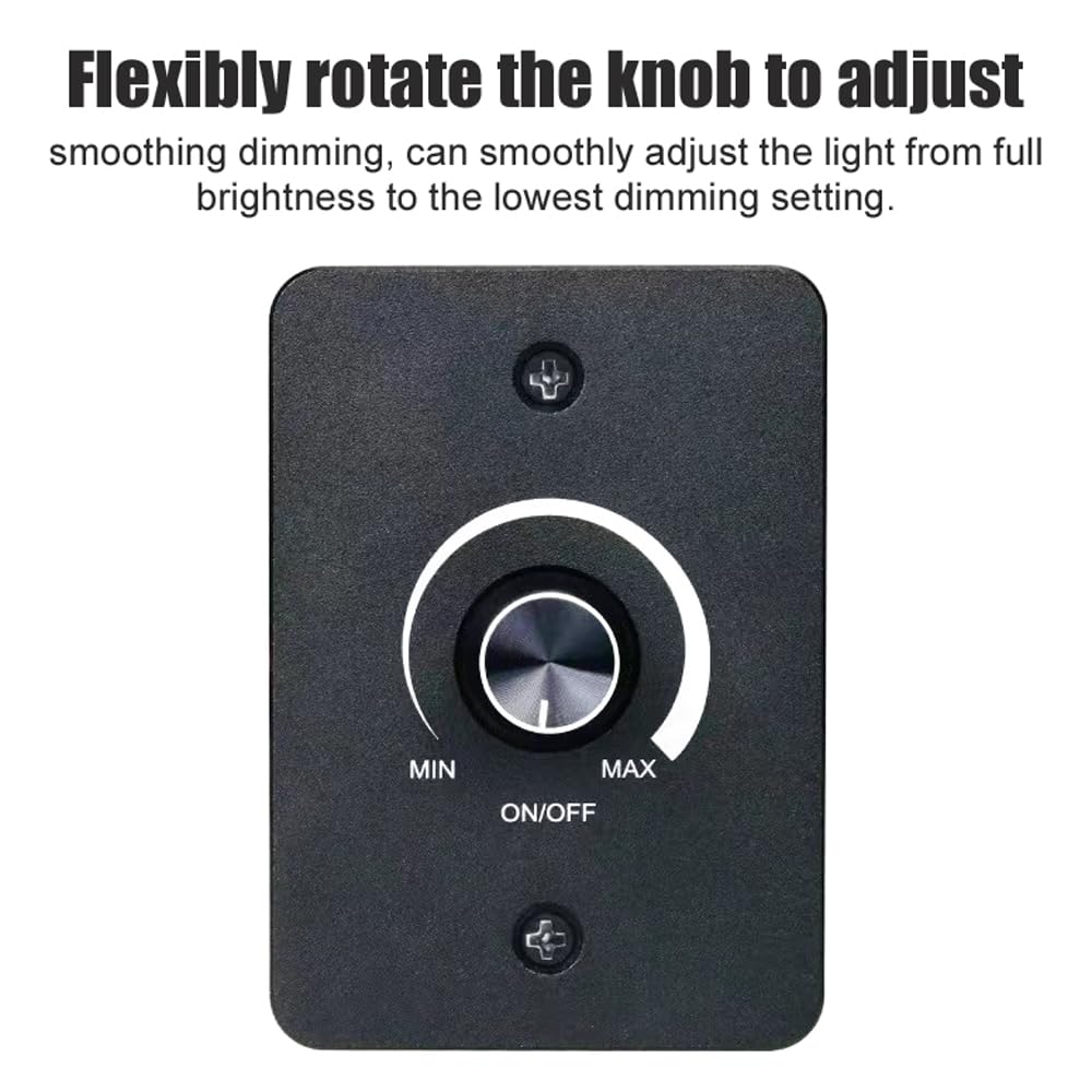 Daconovo Caravan Dimmer Light Brightness Controller 12V5A Light Switch Smooth