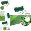 Premium Green Steel Garden Staples U Pins For Artificial Grass Turf Fixation And Weed Barrier Installation