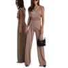 Women's Summer Fashion Solid Colour Irregular Niche Light Luxury Suit