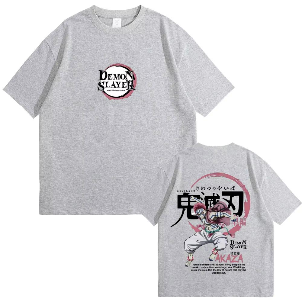 

Аниме Клинок, рассекающий демонов Аказа Футболка Летняя Мужская Женская Повседневная Оверсайз с Короткими Рукавами Мужская Мода Хип-Хоп Футболка Мужская Винтажная Футболка 4XL