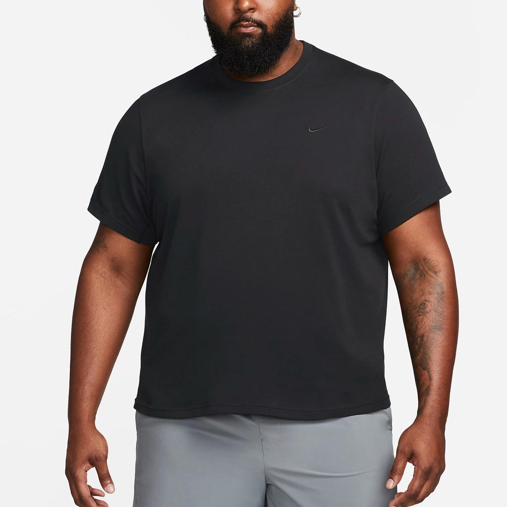 Nike Solid Color Pullover Short Sleeve Crew Neck T-Shirt Men Tops Black DV9831-010