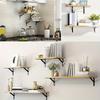 6,1x3,7 inch Decoratieve Plank Wandmontage Zwevende Plank Beugel, Robuuste Rustieke IJzeren Metalen Hoek Driehoek Plank Beugels 90 Graden