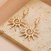Sunflower Earrings Jewelry Women's Light Luxury Niche High-end Earrings Alloy Accessories