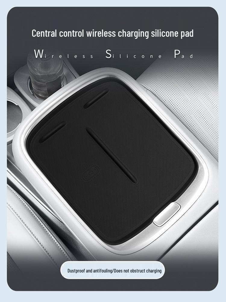 Tappetino in silicone per ricarica wireless Leapmotor B10: Tappetino Antiscivolo e Antipolvere per 25 Modelli.