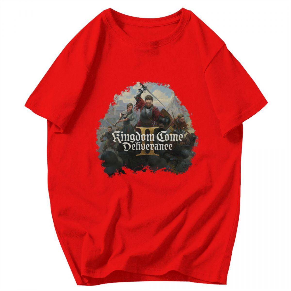 Men T Shirt Kingdom Come Deliverance Summer Y2K Graphic Tees Unisex Tops T Shirts S