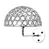Metal Wall Hat Display Holder Sturdy Cap Organizer Sleek for Boutiques