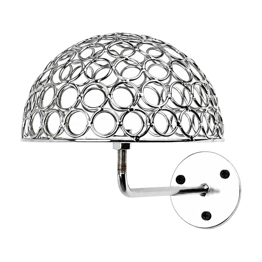 Metal Wall Hat Display Holder Sturdy Cap Organizer Sleek for Boutiques