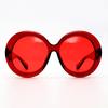 New trendy sunglasses, European and American fashion round large-frame sunglasses, street shooting personalized trendy sunglasses