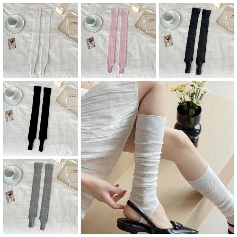 

Ballet Style JK Stockings Vertical Stripes Stacking Socks Air-conditioned Room чорний