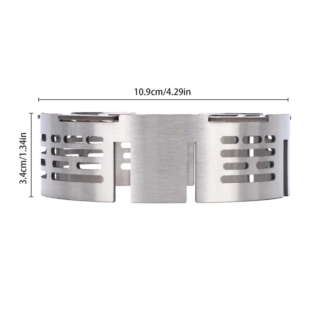 Outdoors Stove Windscreen Stainless Steel Portable Camping Stove Windscreen for Outdoors Cooking Wind Guard