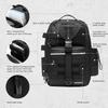 Bassdash Convertible Fishing Bag FP07 Tactical Backpack with Rod Breathable MOLLE Expansion [Bassdash] 4-Way Water-Resistant Holder, Back,