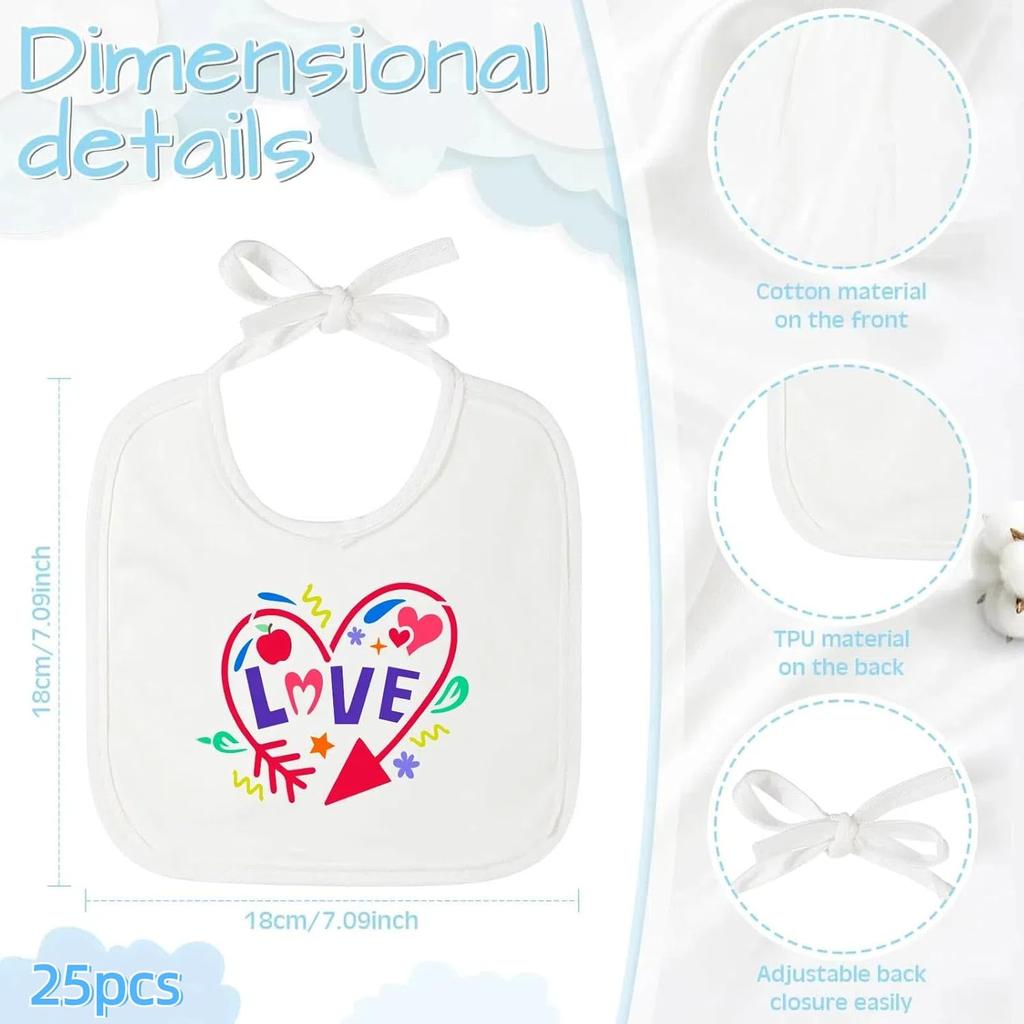 82Pcs Baby Bib Bodysuit Baby Shower Set Baby Shower Game Sign Baby Feeder Bib Newborn Bodysuit Fabric Marker