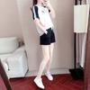 Large Size Sports Shorts Set Women Casual Summer Fashionable Loose Running Two Piece Set Girl Style Comfortable Breathable Sports Suits