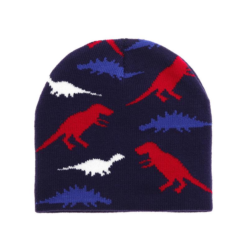 Children's Hats Autumn and Winter New Acrylic Knitted Hats Jacquard Camouflage Wool Hats Children and Boys Cold Hats 2025