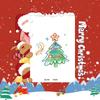 Popular Cartoon Christmas Temporary Tattoos for Kids - Cute Santa and Snowman Sticker Set
