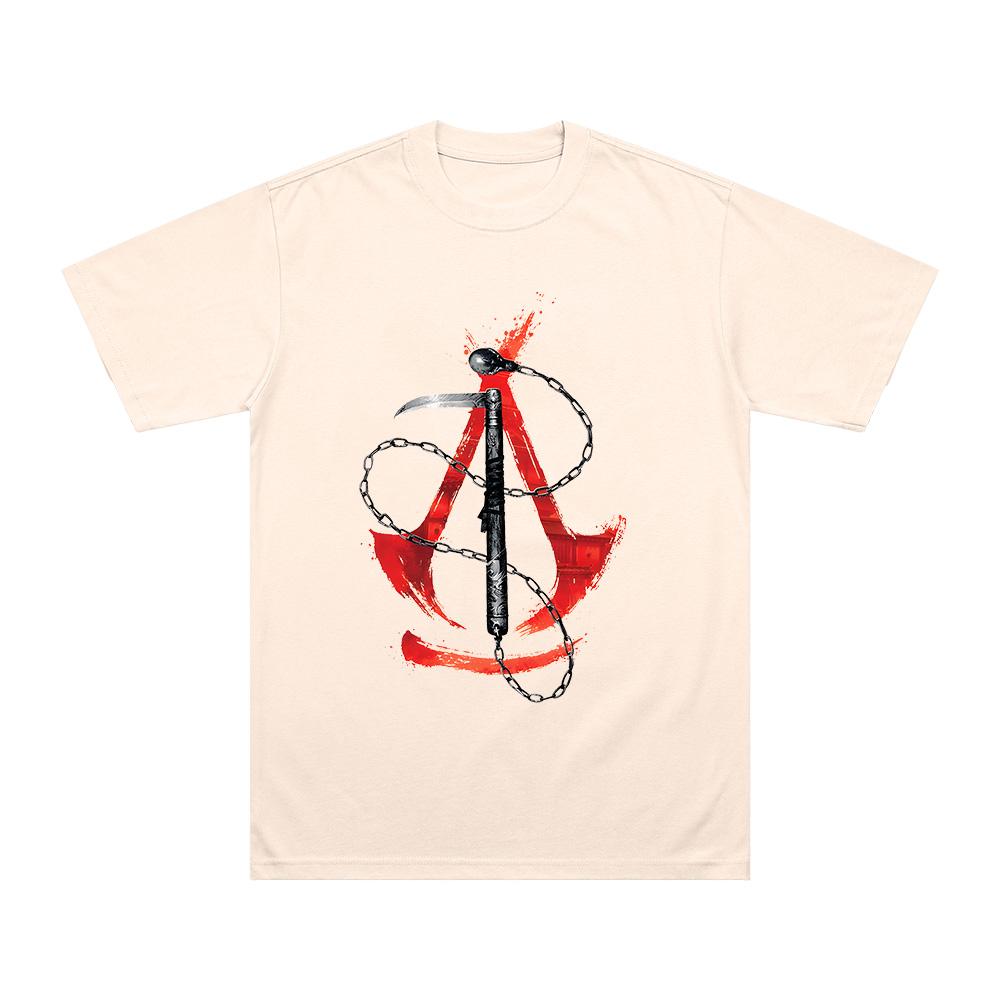 Assassin's Creed Cartoon Print Tee Summer Cotton Breathable T Shirts Short Sleeve Fashion Unisex Retro Tees