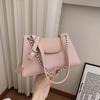 French Luxury Chain Underarm Bag for Women  Autumn New Texture PU Handbags Versatile Commute Female Crossbody Bags
