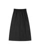 Moa Soft Pleated Midi Skirt (Charcoal)