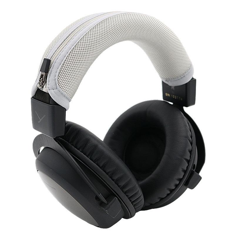 Earphone Zipper knitted fabric headband protective cover For Beyerdynamic T5 Headphone Head Beam Cover Advanced feeling