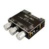 50W+50W+100W Amplifier Board with Treble and Bass Control, DC9-24V, AUX Inputs, 2.1 Channel Stereo AMP Board