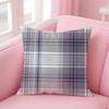 Checkered Pattern Cushion Cover Comfortable Reversible Pillow Cover Ideal for Car Sofa Bedroom  Beyond