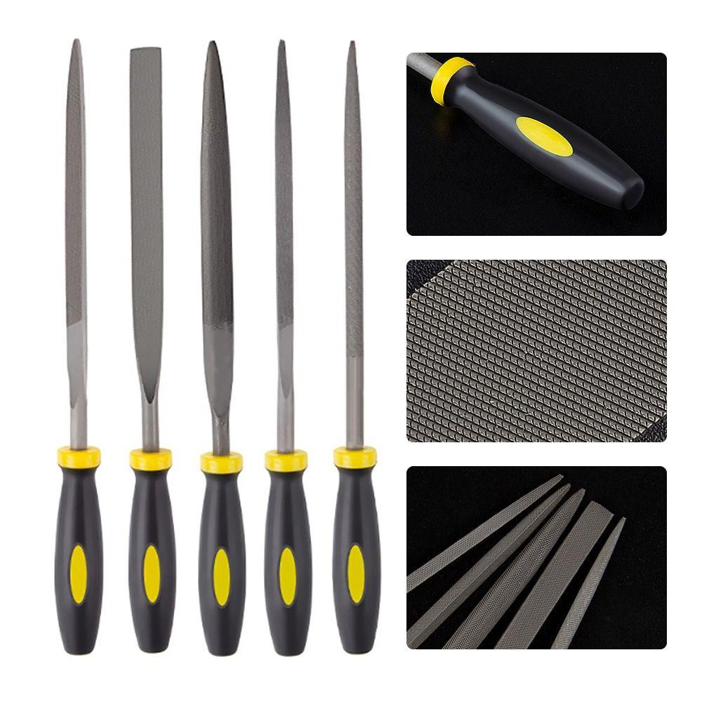 5Pcs/Set Grinding Rasp Needle File Sharpening Rasp Durable Hand File