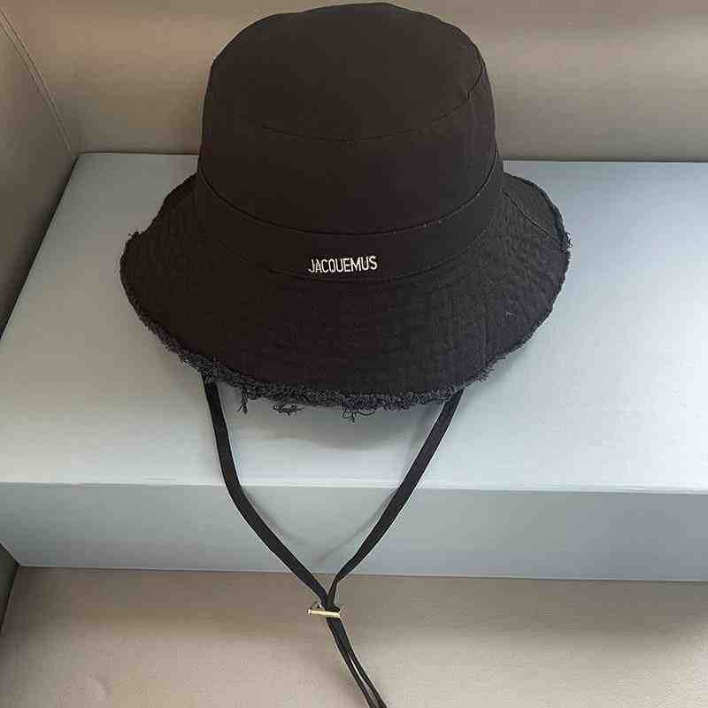 Summer Washing Water Large Brim Fisherman Hat Vacation Burr Rope Sun Protection Women's Sun Hat