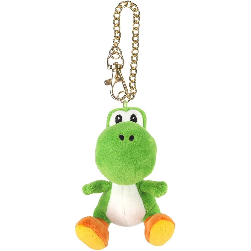 Sanei Boeki Super Mario All Star Collection Yoshi Plush Toy 9.5x9.5x12.5cm Soft Stuffed Animal